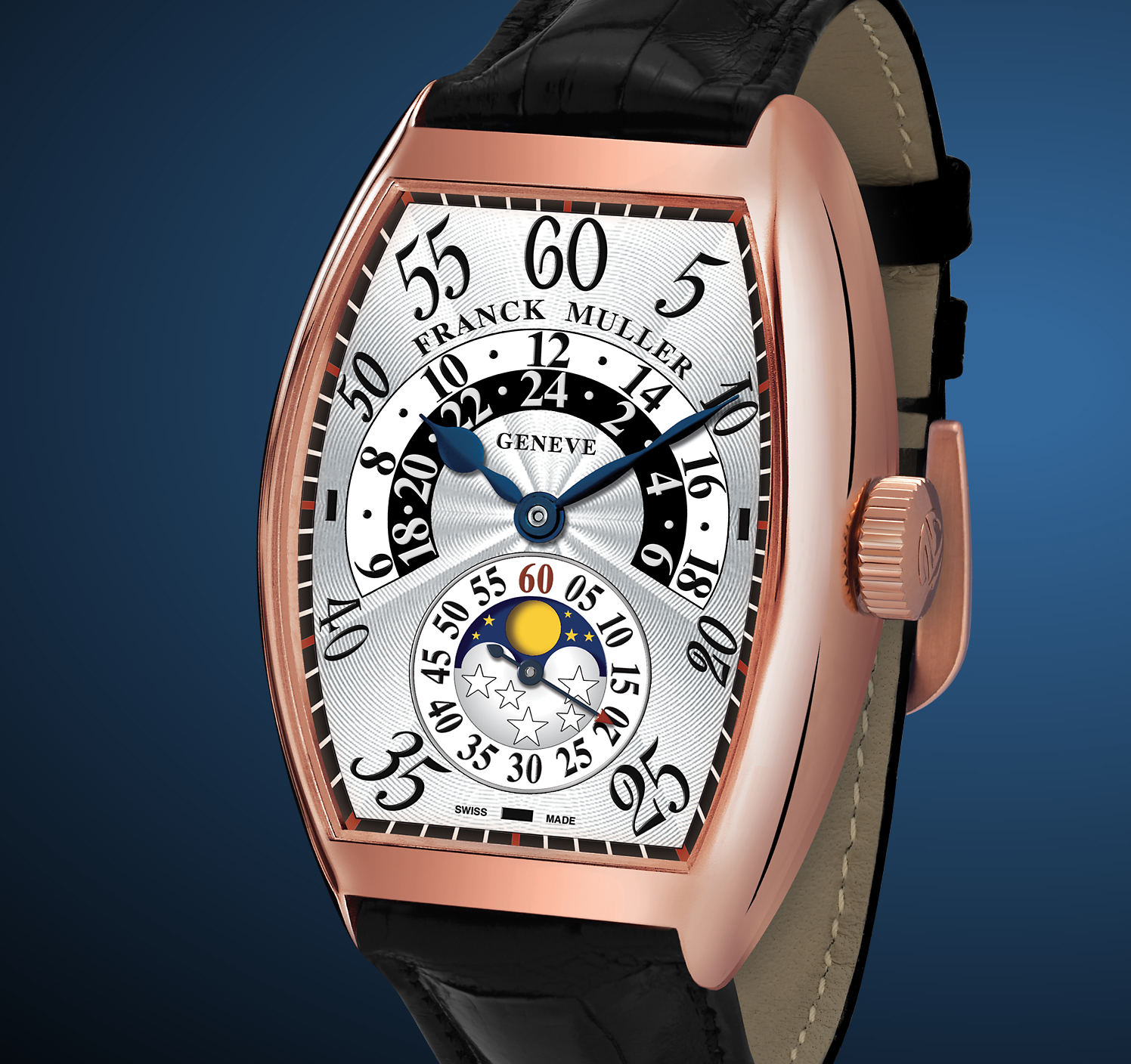 wristwatch Franck Muller Retrograde Hour with Day & Night Indicator