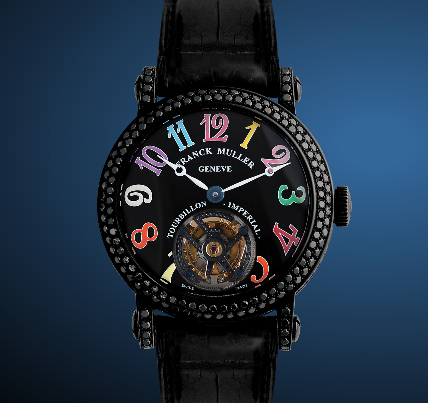 wristwatch Franck Muller Imperial Tourbillon Color Dreams Black Diamonds