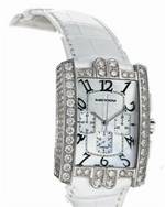 wristwatch Harry Winston Avenue C Chrono (WG_Diamonds / MOP / Leather)