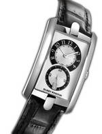 wristwatch Harry Winston Avenue C Midsize (WG / Black Leather)