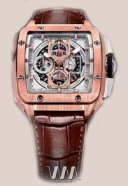 wristwatch Cvstos Evosquare-50 Chrono Red Gold