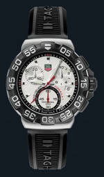 wristwatch TAG Heuer Formula 1 Chronograph (SS / White / Rubber)