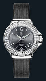 wristwatch TAG Heuer Formula 1 Glamour Diamonds (SS-Diamonds / Grey / Strap)