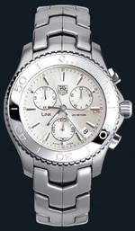 wristwatch TAG Heuer Link Quartz Chronograph (SS / Silver / SS)
