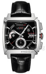 wristwatch TAG Heuer MONACO LS Chronograph Calibre 12 alligator strap
