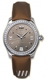 wristwatch Glashutte Original Glashutte Original Lady Serenade (SS_Diamonds Mocha Satin)
