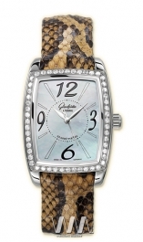 wristwatch Glashutte Original Glashutte Original Lady Serenade Karree (SS_Diamonds MOP Leather)