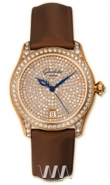 wristwatch Glashutte Original Glashutte Original Lady Serenade Pavee (RG_Diamonds Satin)