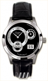 wristwatch Glashutte Original Glashutte Original Panomaticreserve (Pt / Black_Silver / Leather)