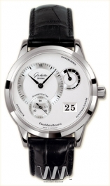 wristwatch Glashutte Original Glashutte Original Panomaticreserve (SS / Silver / Leather)