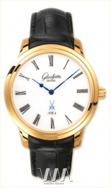 wristwatch Glashutte Original Glashutte Original Senator Meissen (RG / White / Leather)