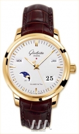 wristwatch Glashutte Original Glashutte Original Senator Perpetual Calendar (RG / Silver / Leather)