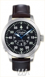 wristwatch Glashutte Original Glashutte Original Senator Navigator Automatic (SS / Black / Leather)