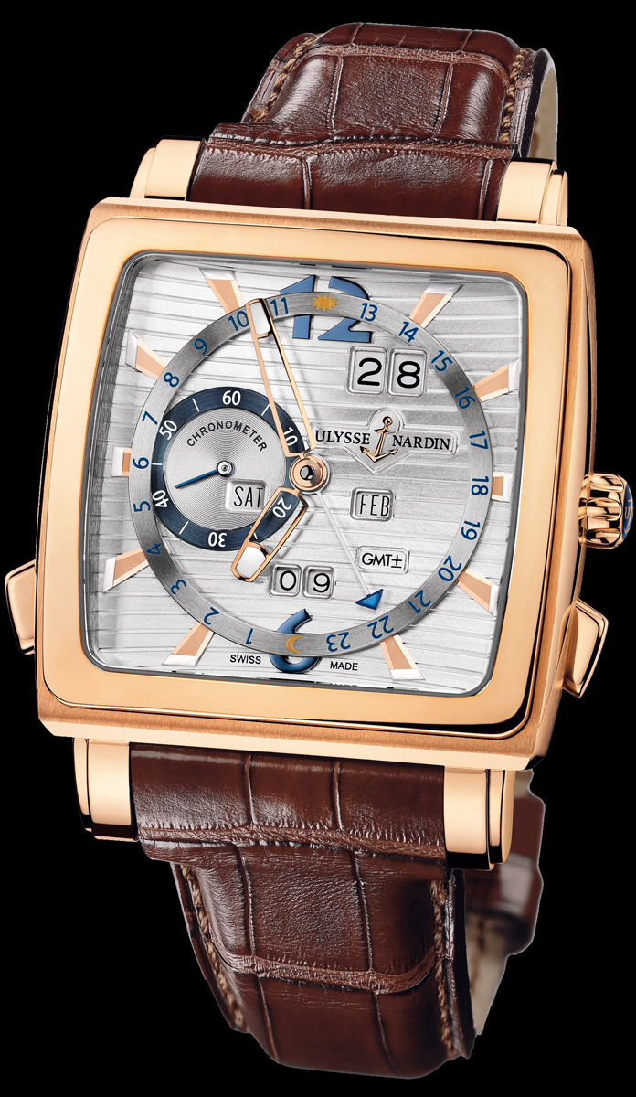 wristwatch Ulysse Nardin Quadrato Dual Time Perpetual