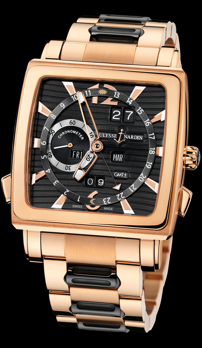 wristwatch Ulysse Nardin Quadrato Dual Time Perpetual