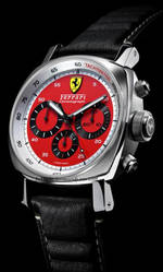 wristwatch Panerai Ferrari Chronograph Red Dial