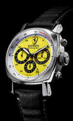wristwatch Panerai Ferrari Chronograph Yellow Dial