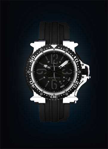 wristwatch Aquanautic Subcommander Black