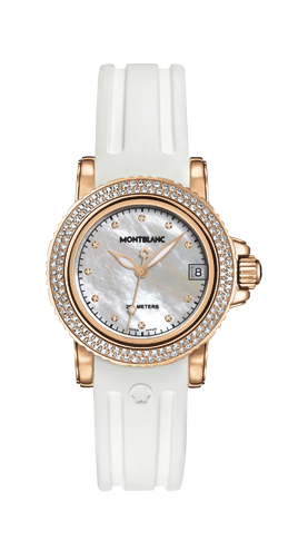 wristwatch Montblanc Sport Lady Red Gold  Diamonds
