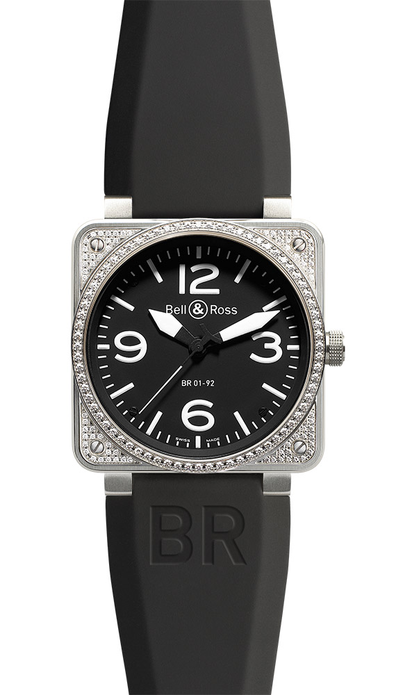 wristwatch Bell & Ross Top Diamond Black