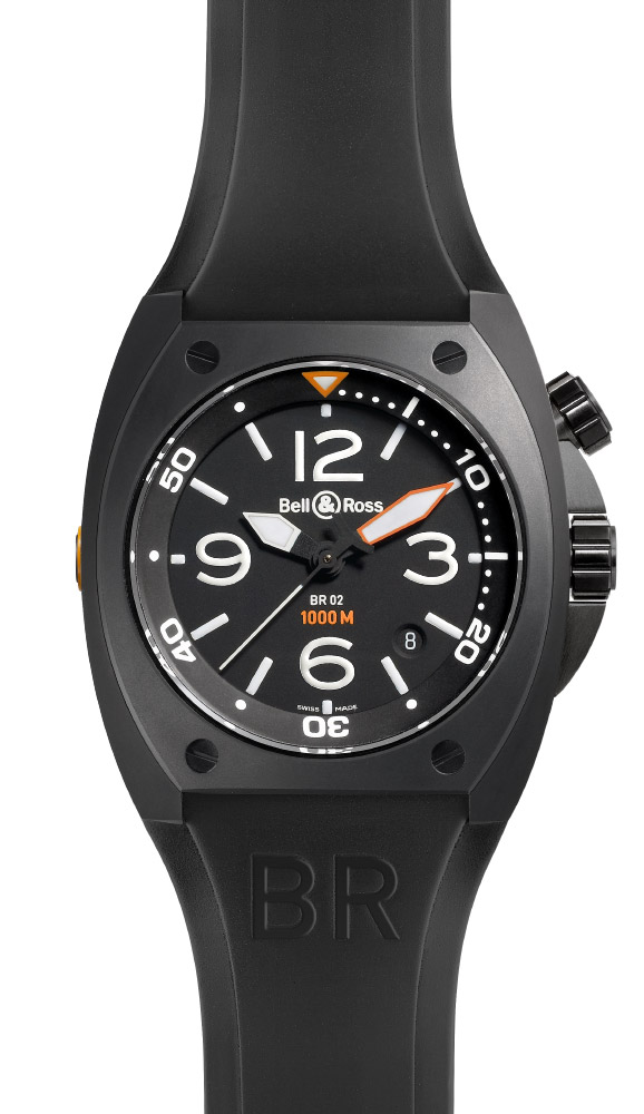 wristwatch Bell & Ross Carbon Finish