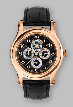 wristwatch Cuervo y Sobrinos Robusto Calendario Perpetuo