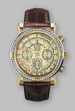 wristwatch Cuervo y Sobrinos Torpedo Pulsómetro