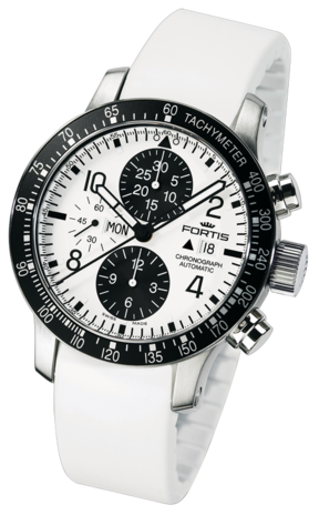 wristwatch Fortis B-42 STRATOLINER CHRONOGRAPH WHITE