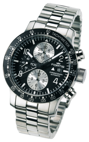 wristwatch Fortis B-42 STRATOLINER CHRONOGRAPH BLACK