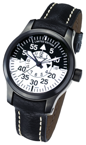 wristwatch Fortis B-42 FLIEGER BLACK COCKPIT GMT