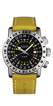 wristwatch Glycine Airman Double 24 09