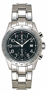 wristwatch Glycine Stratoforte chronograph
