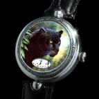 wristwatch Angular Momentum Black Panter