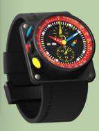 wristwatch Alain Silberstein iKRONO BLACK & RED