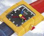 wristwatch Pave GMT Cuir Tricolor
