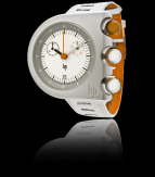 wristwatch Lip Silver orange Aluminium