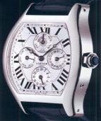 wristwatch Cartier Tortue Perpetual Calendar Dual Time Collection Privee
