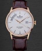 wristwatch Edox Les Vauberts Automatic Day Date