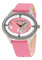 wristwatch Skull Butterfly And Rose Showgirl