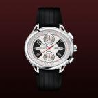 wristwatch Chronograph bicolour silvered dial
