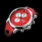 wristwatch Raidillon 48mm Automatic Chronograph Red