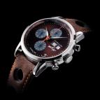 wristwatch Raidillon 42mm Automatic Chronograph Vertigo Edition Brown