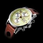 wristwatch Raidillon 42mm Automatic Chronograph Ecurie Francorchamps Vanilla