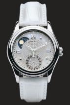 wristwatch Silvered guilloché and White MOP