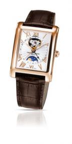 wristwatch Carree Moonphase Date