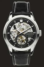wristwatch Stainless steel with black sceleton dial