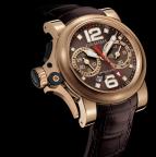 wristwatch Chronofighter R.A.C Trigger Gold Havana Rush
