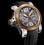 wristwatch Chronofighter R.A.C Trigger Steel & Gold Ice Rush