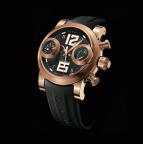 wristwatch Swordfish Big 12/6 red gold, black dial