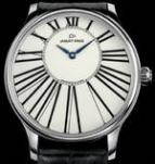 wristwatch Petite Heure Minute Medium White Enamel